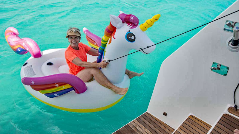 Yacht charter blog - catamaran aquanimity - cockpit
