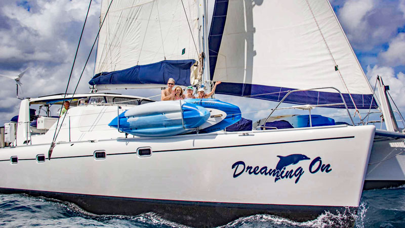 Yacht charter blog - catamaran Dreaming On