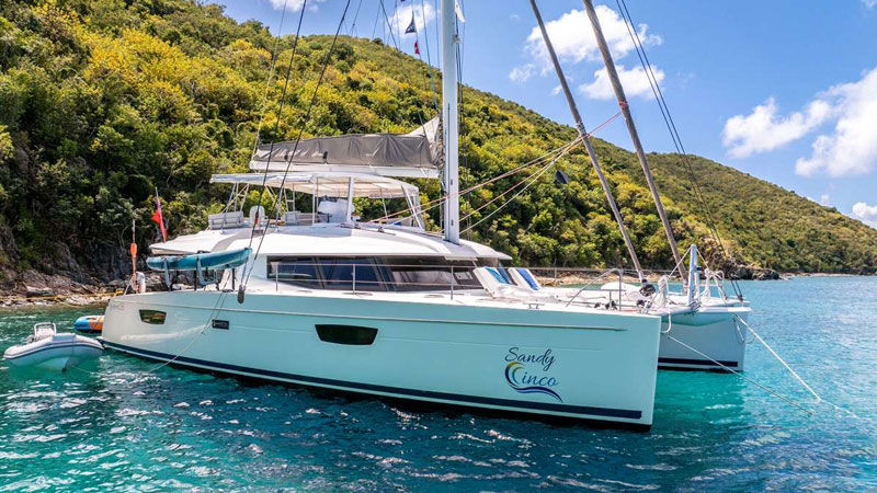 Yacht charter blog - catamaran sandy cinco