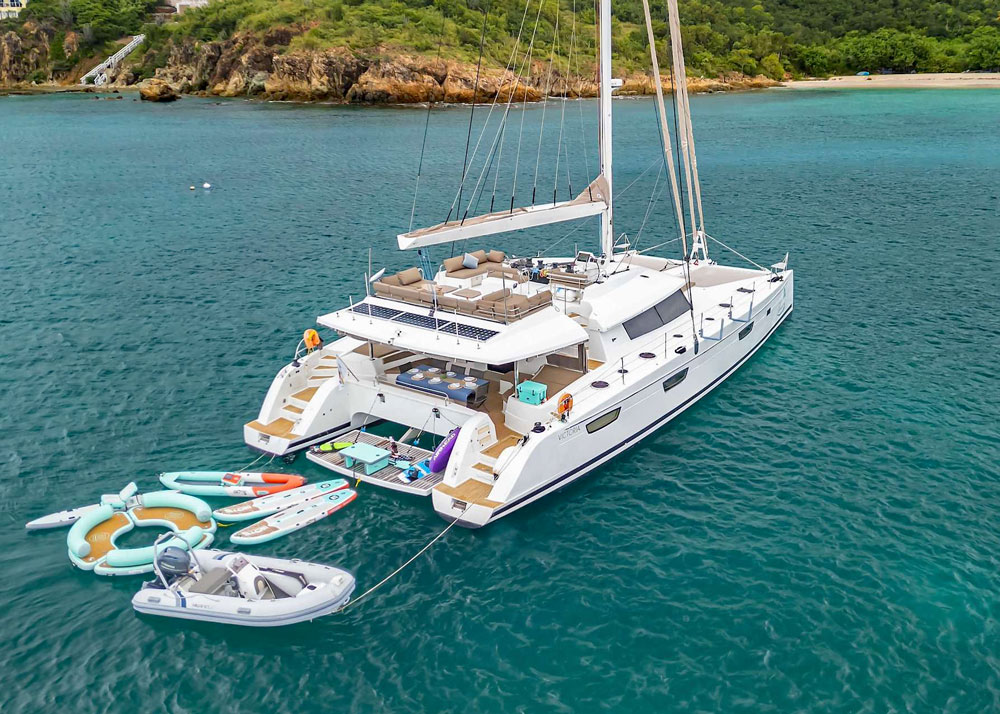Yacht charter blog - catamaran Some Kind of Wonderful - Toys