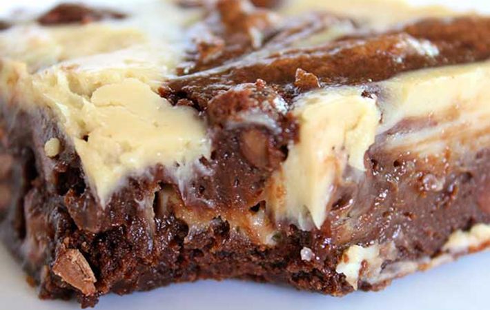 Desserts - Bailey's Irish Cream Swirl Brownies